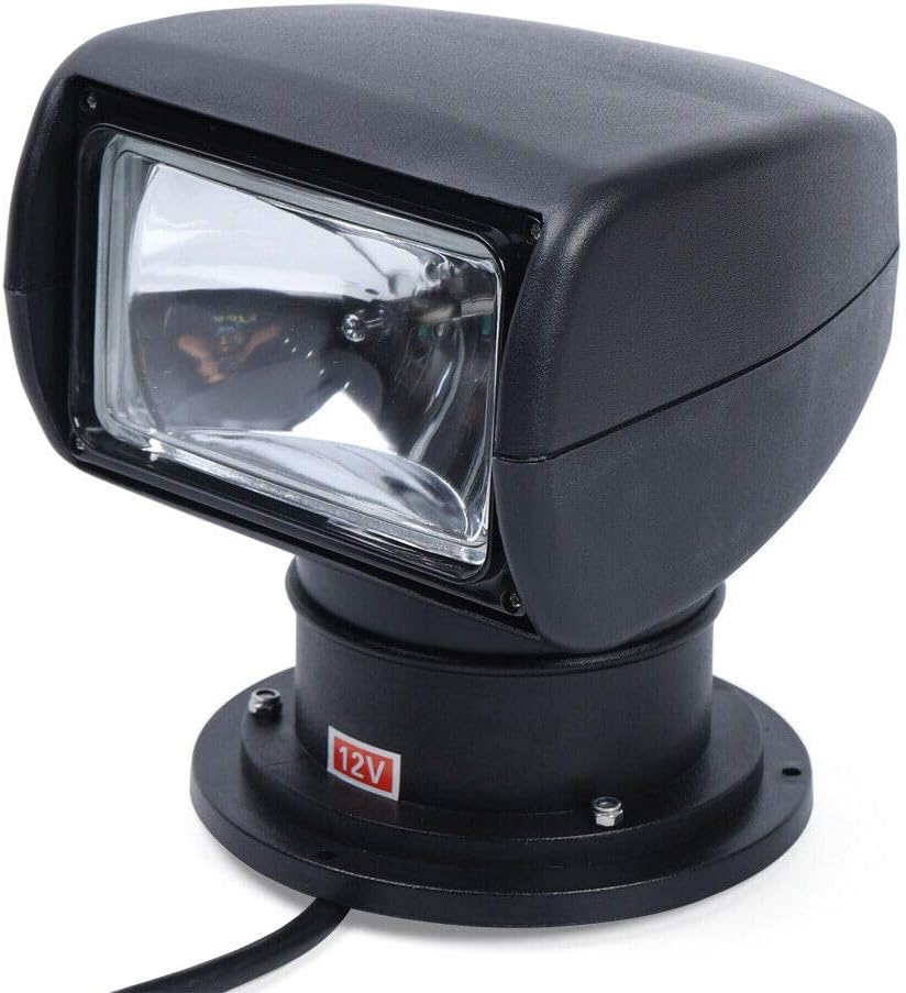 Black 100W Remote Control Spotlight 2500LM 12V O514299