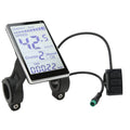 Electric Bike LCD Display, 5 Pin 24V 36V 48V 60V, Waterproof, Universal M5 Panel Screen for Electric Bikes Q299