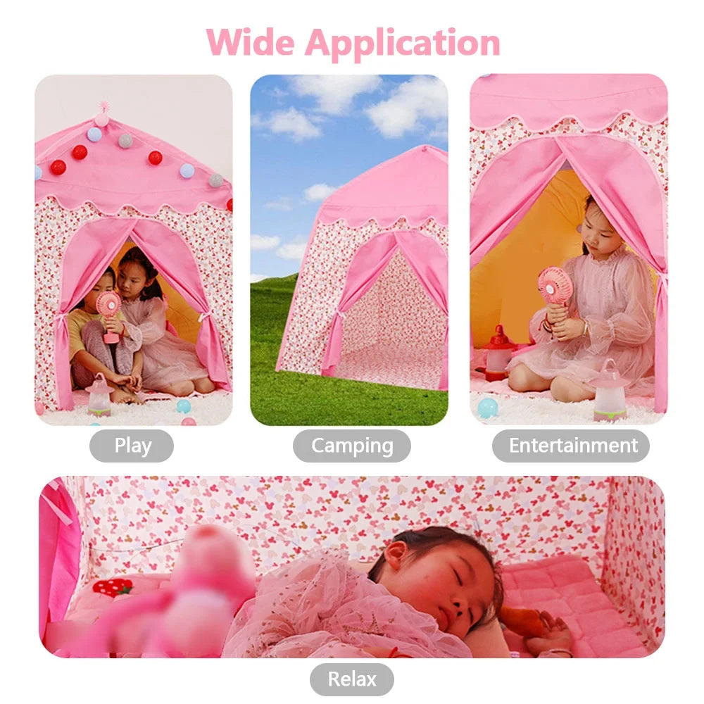 Princess Castle Play Tent with Carry Bag L4774