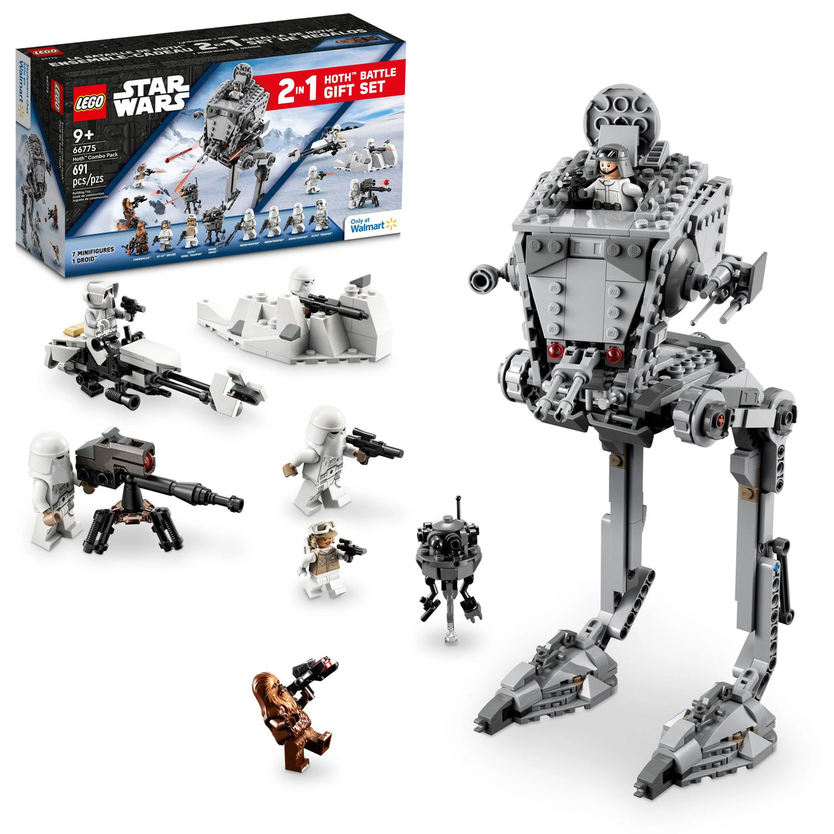 Star Wars Toy Value Pack, 2 in 1 with Snowtrooper Battle Pack and AT-ST H485