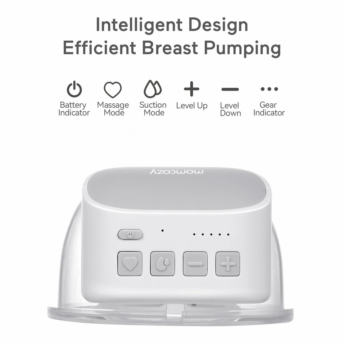 Double Wearable Electric Breast Pumps with 24mm Flange R4196