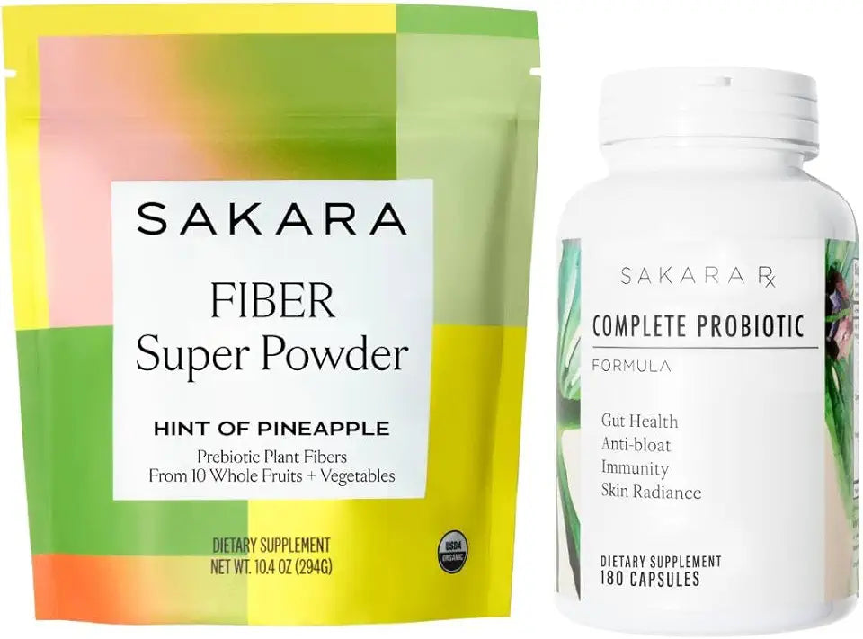 180 Capsules Probiotic & Fiber Super Powder Pineapple Flavor G710605