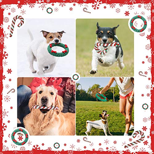 2 Pieces Dog Chew Toy and Candy Cane Rope Toy J268561