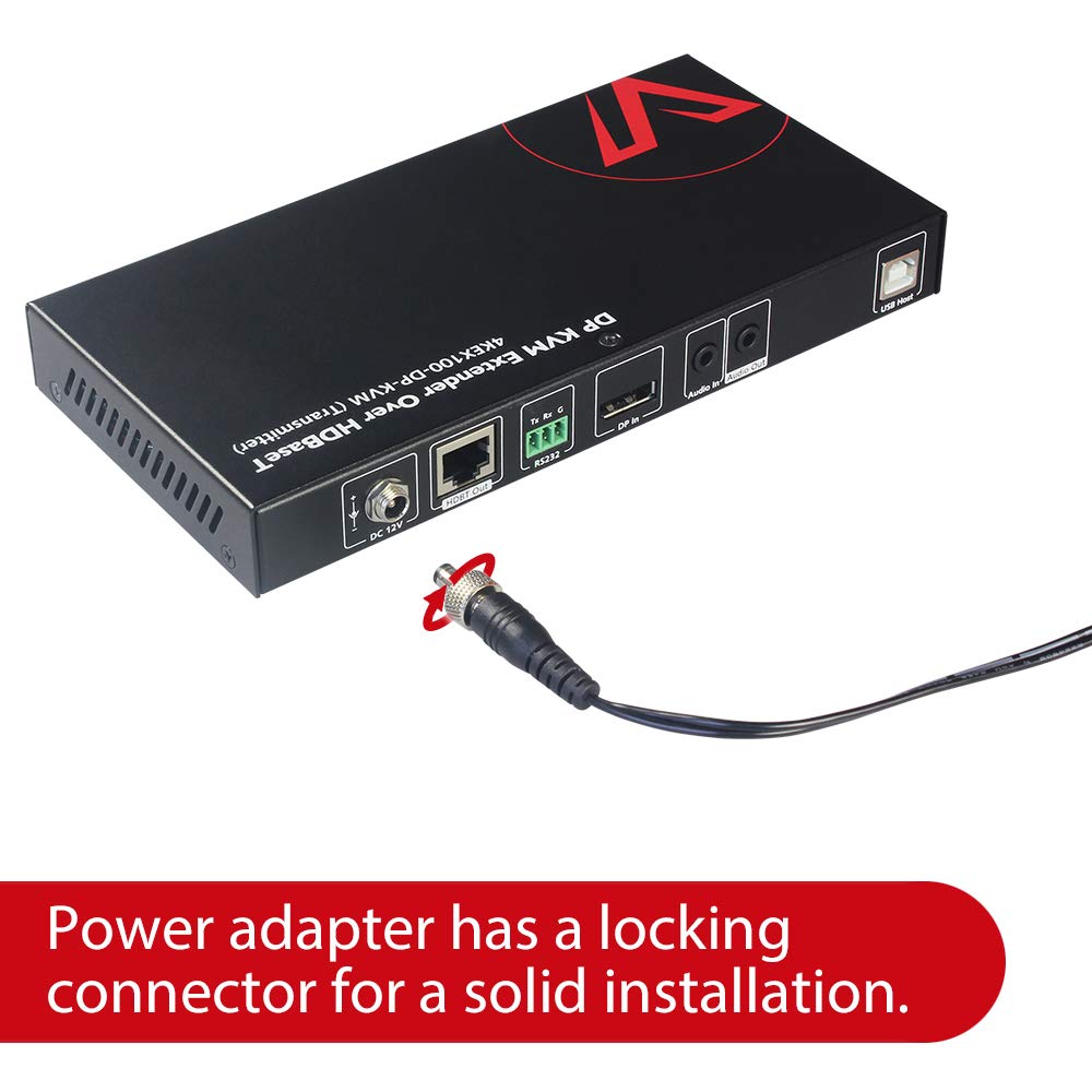 DisplayPort KVM Extender with 2 USB 2.0 Port B89285