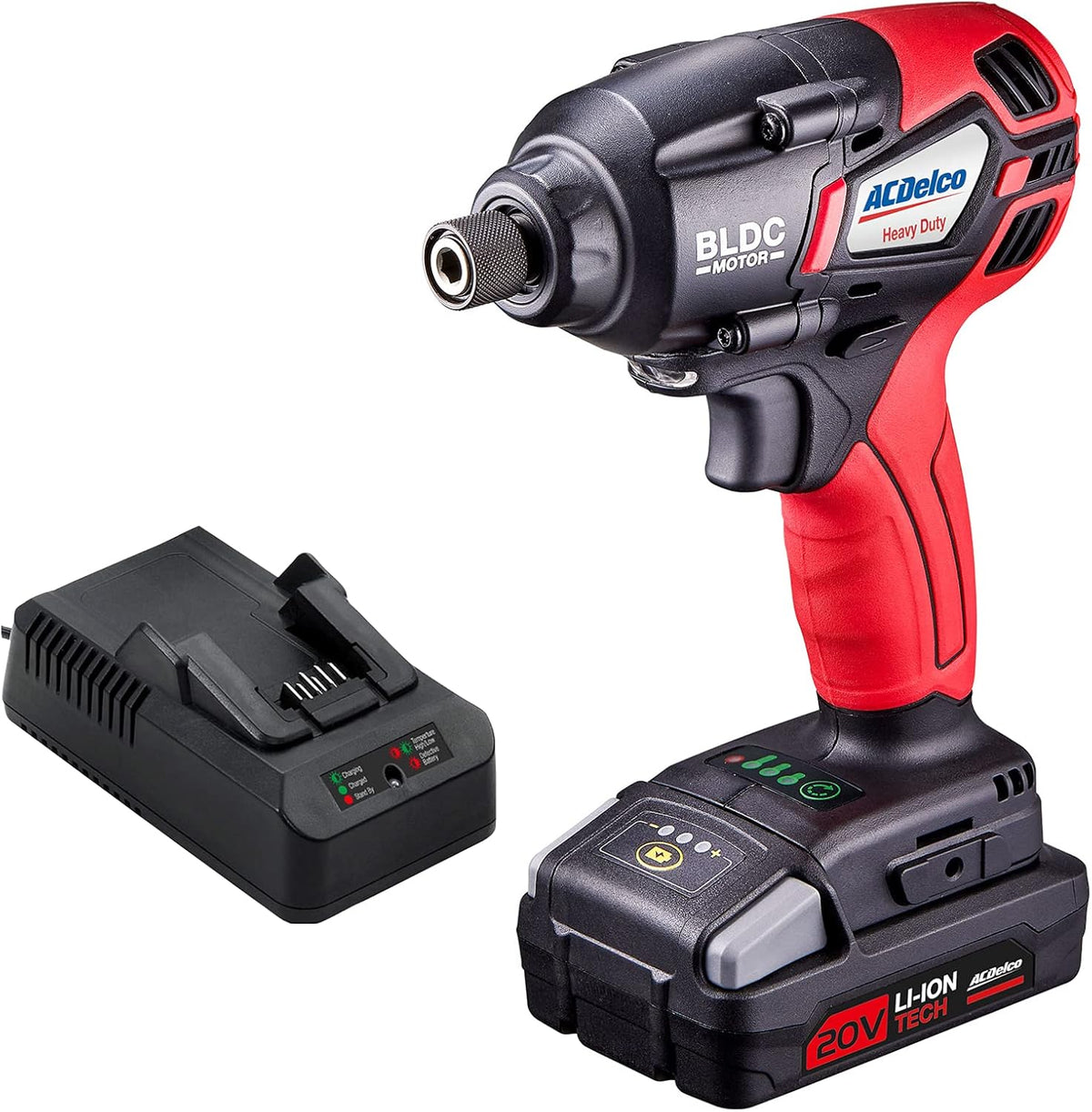 20V Cordless Li-ion 1/4” Brushless Impact Driver Tool Kit D241152