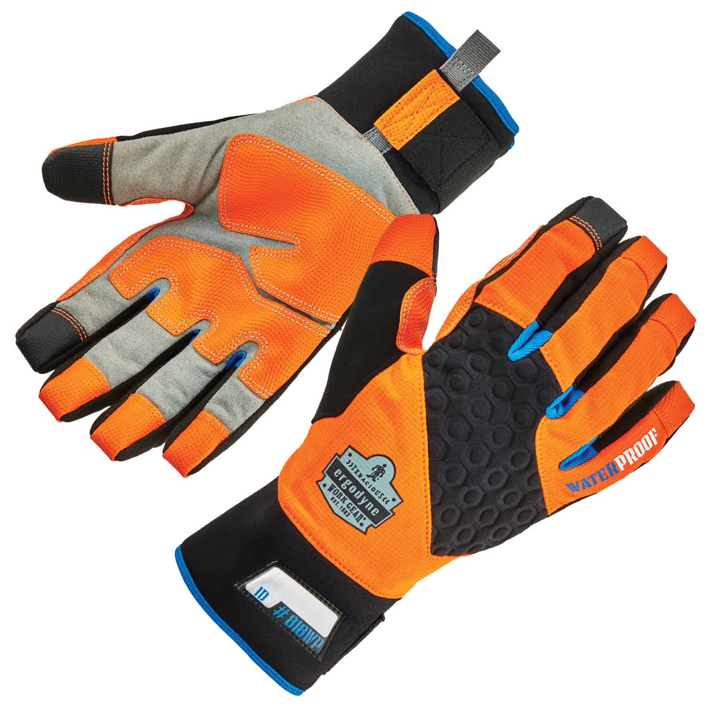 Orange Thermal Waterproof Utility Gloves H647670