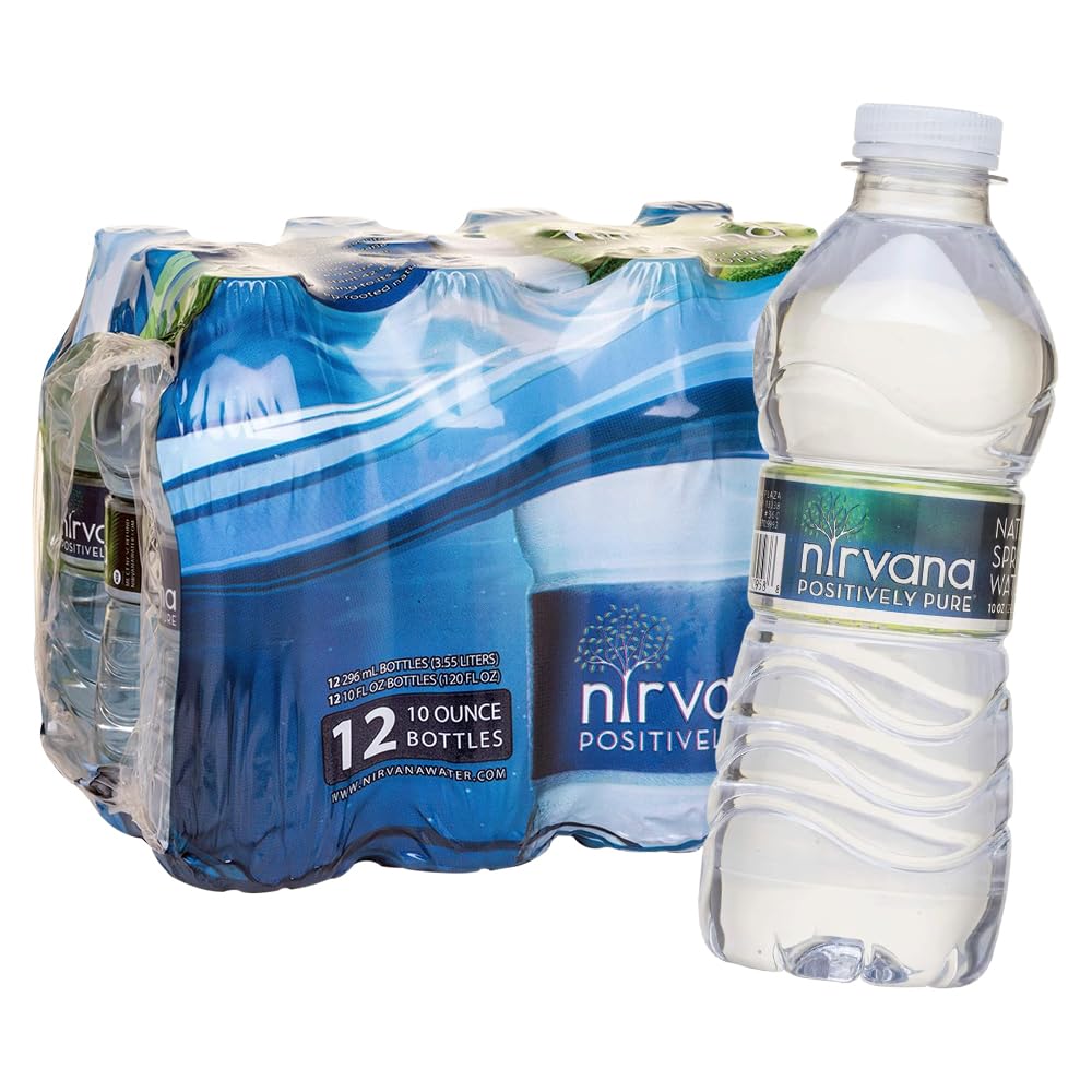 Natural Spring Water - 10 fl oz - 12 Bottles M521776