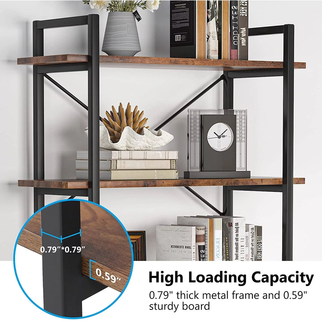 5 Tier Shelf Unit Bookshelf Bookcase D516