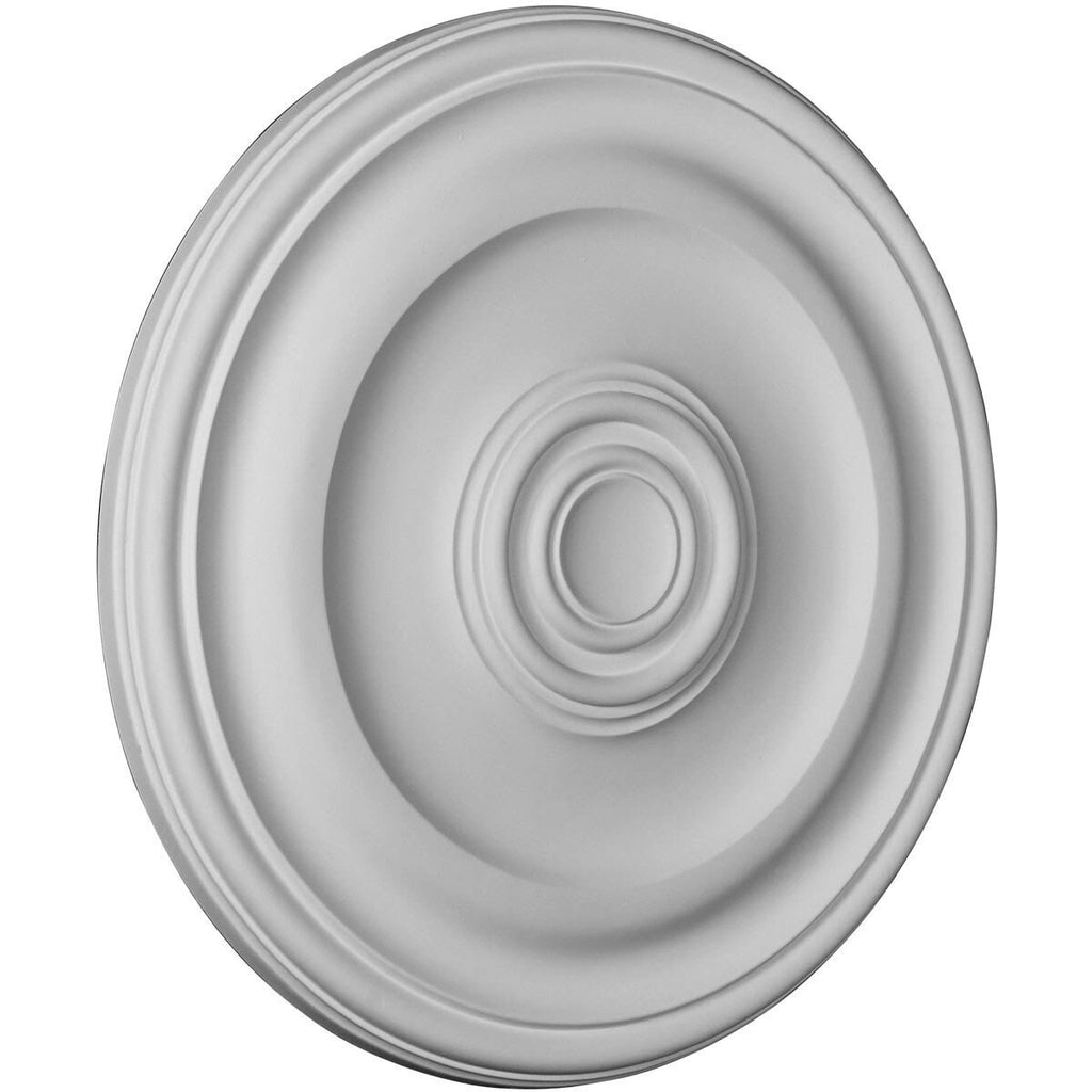 15 7/8 inch x 1 1/2 inch Hand-Painted Stone Hearth Ceiling Medallion R782