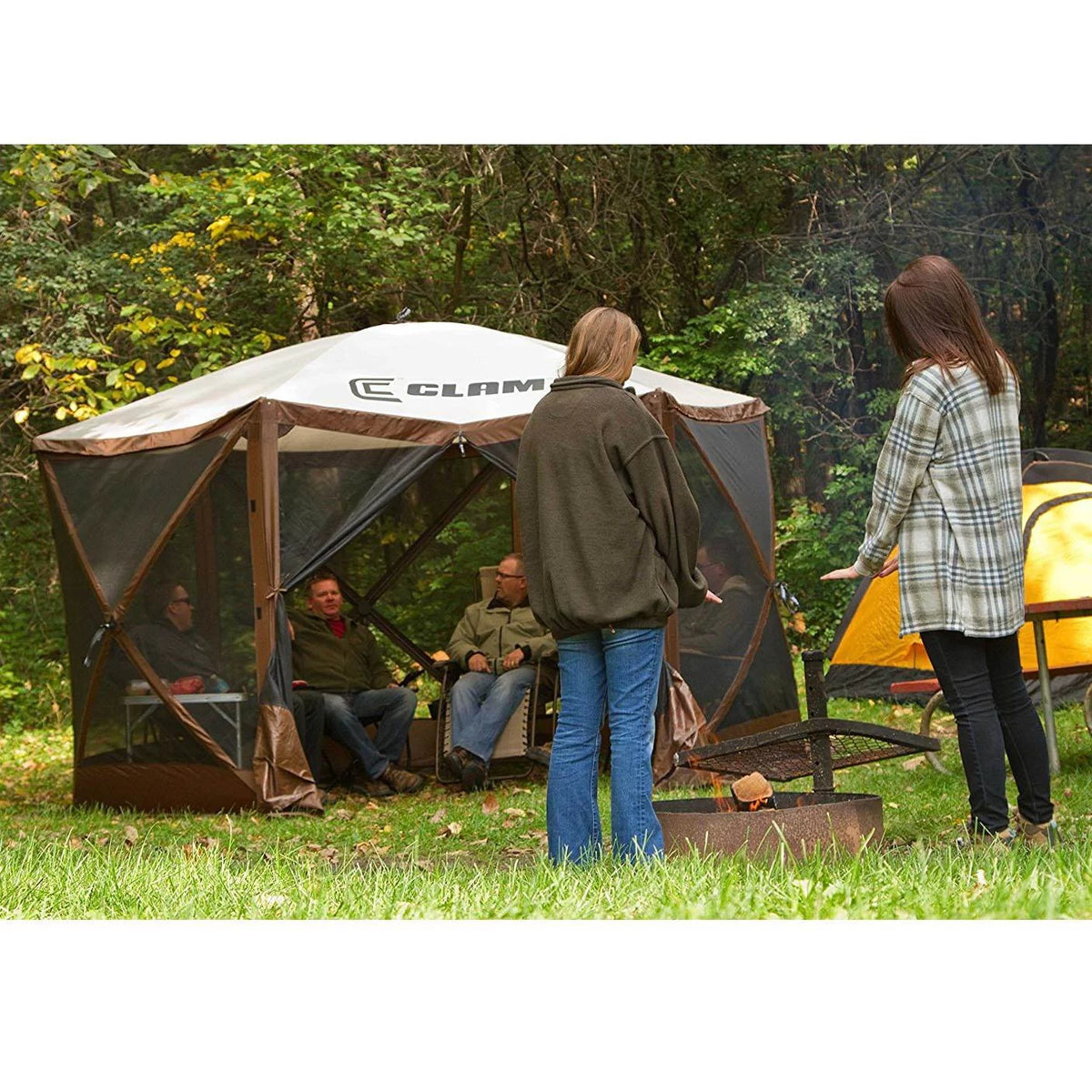 Pop Up Outdoor Canopy Gazebo Shelter with 6 Wind Panels M1168