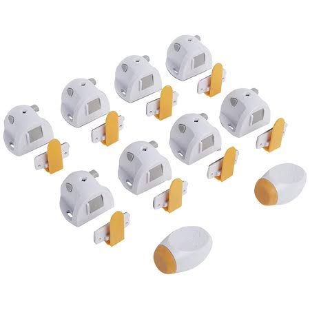 8 Locks and 2 Keys Magnetic Lock System N7776