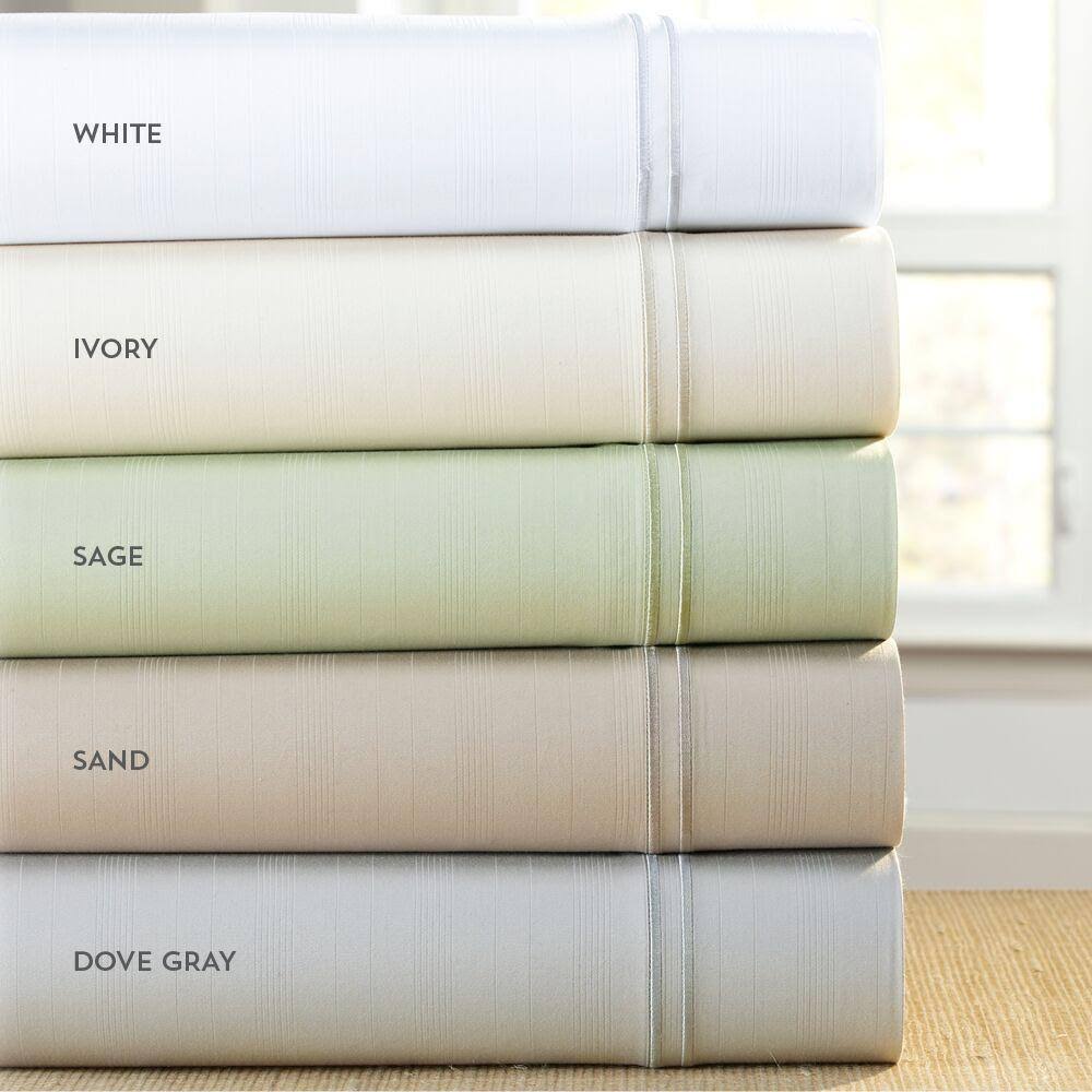 White Bamboo Sheets Twin XL C210