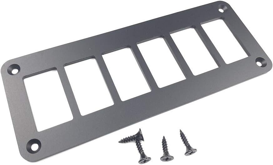 Rocker Switch Panel Housing Holder 6 Holes Pack of 2 S587016