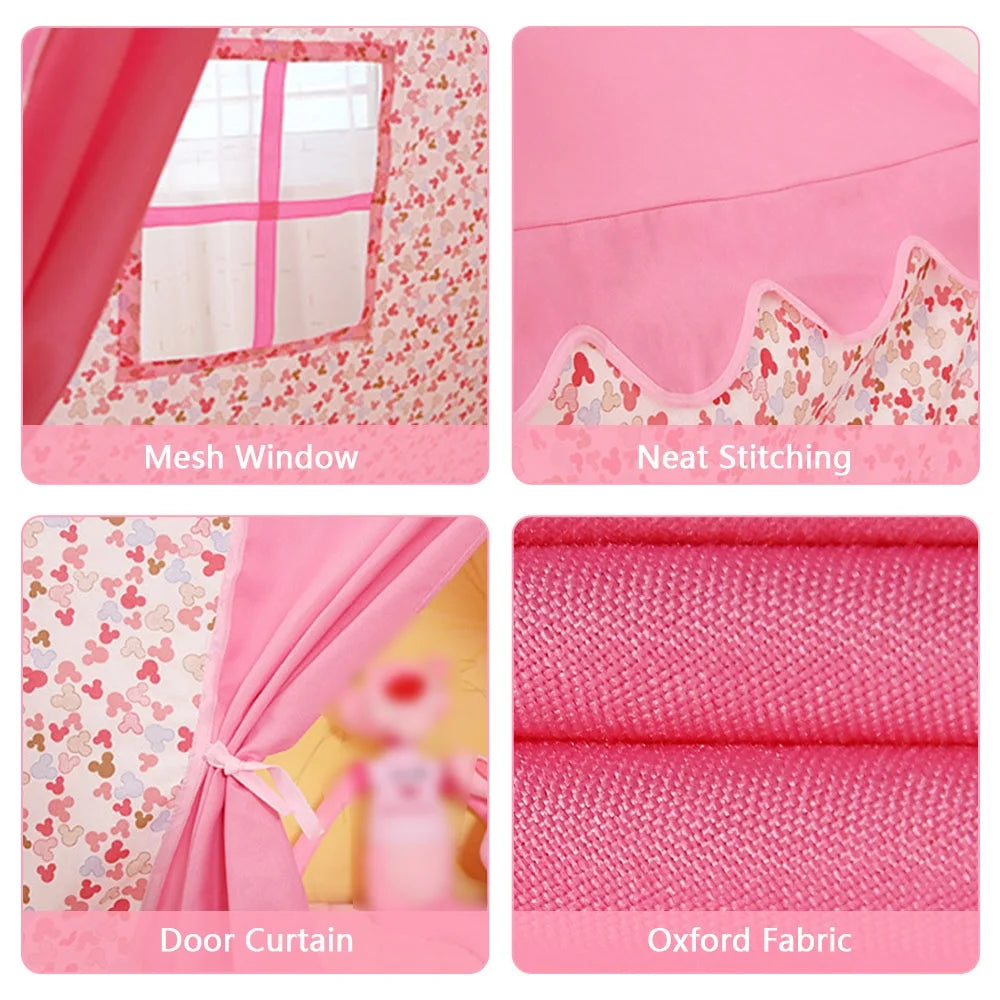 Princess Castle Play Tent with Carry Bag L4774