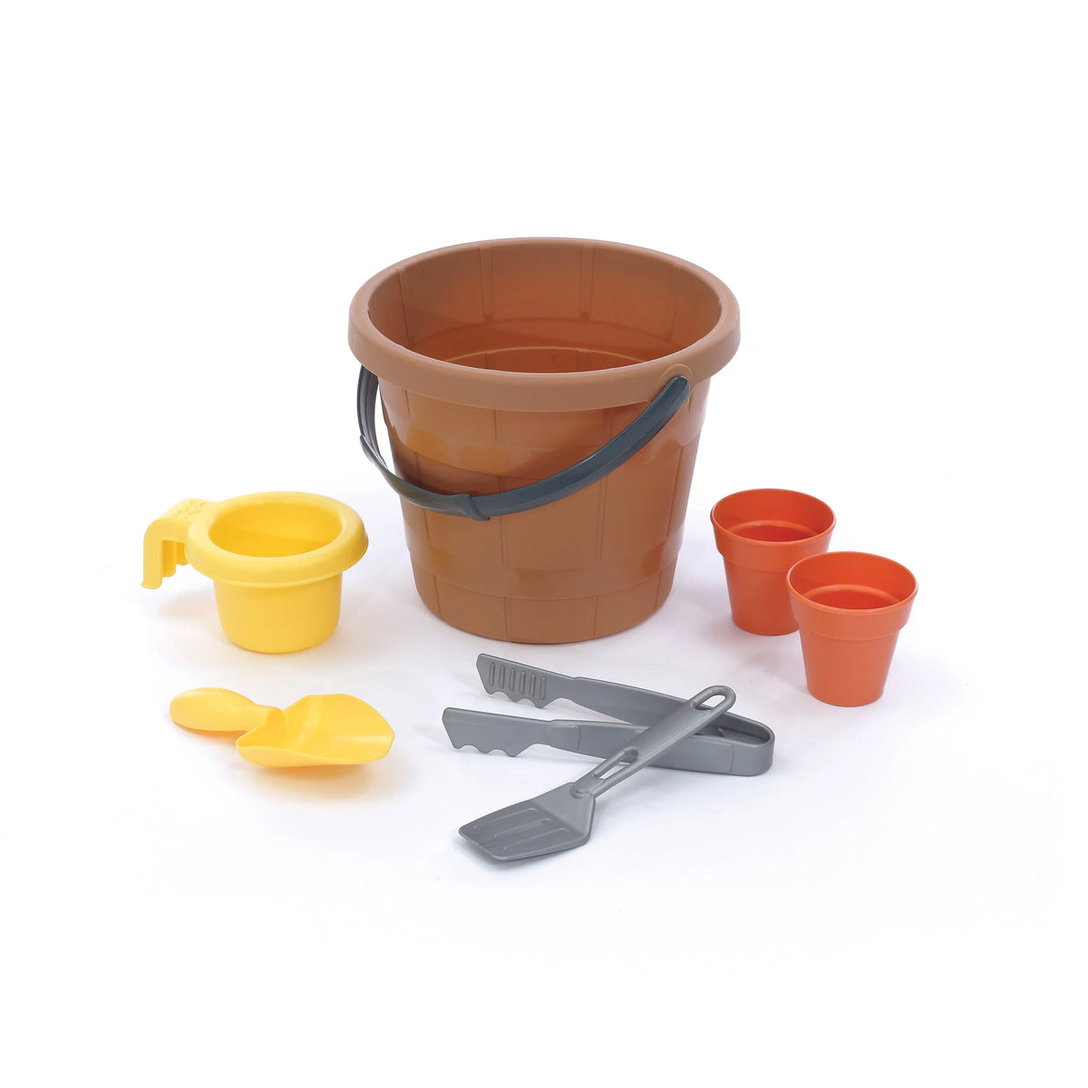 Brown Toddler Playhouse with Grill and Planter N965281