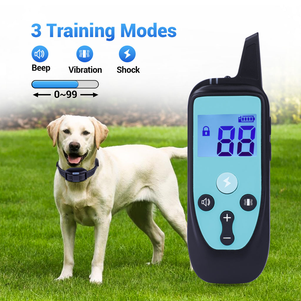 Rechargeable Waterproof Dog Training Collar with Remote A8993