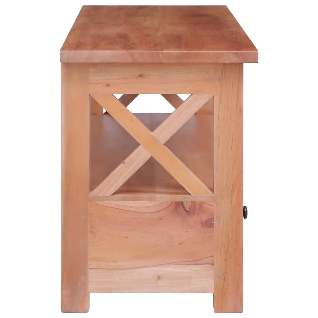 TV Cabinet Solid Mahogany Wood Q597