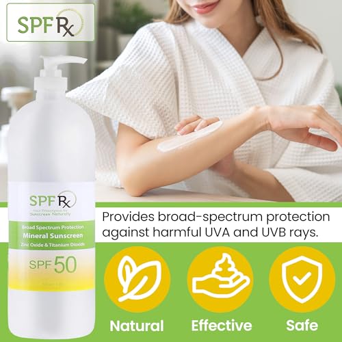 SPF 50 Mineral Broad Spectrum Sunscreen with Zinc Oxide and Titanium Dioxide B237898