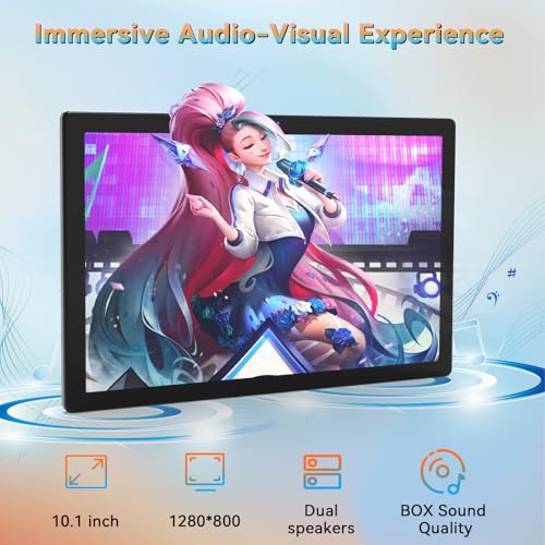 10.1 Inch Android 14 Tablet, Octa-Core, 64GB ROM, 8GB RAM, 128GB Expandable, Dual Camera, 5G WiFi, Bluetooth, FHD IPS Screen, 2 in 1 Tablet with Keyboard, Case, Stylus I339639