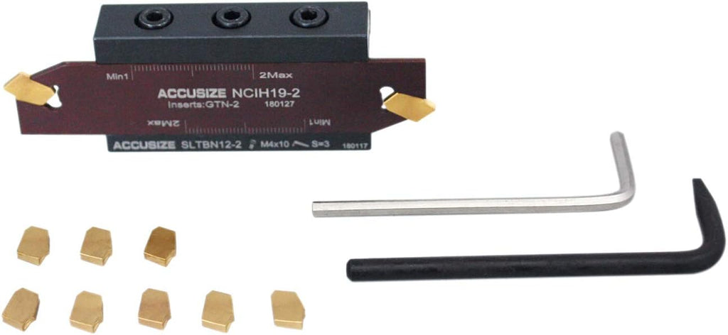 1/2'' Self-Lock Block with 10 Pcs Carbide Inserts and 1 Pc Blade M50521