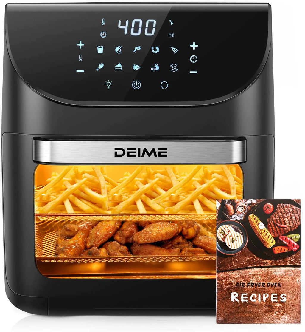 12 QT 1700W Air Fryer with LCD Touch Screen H24019