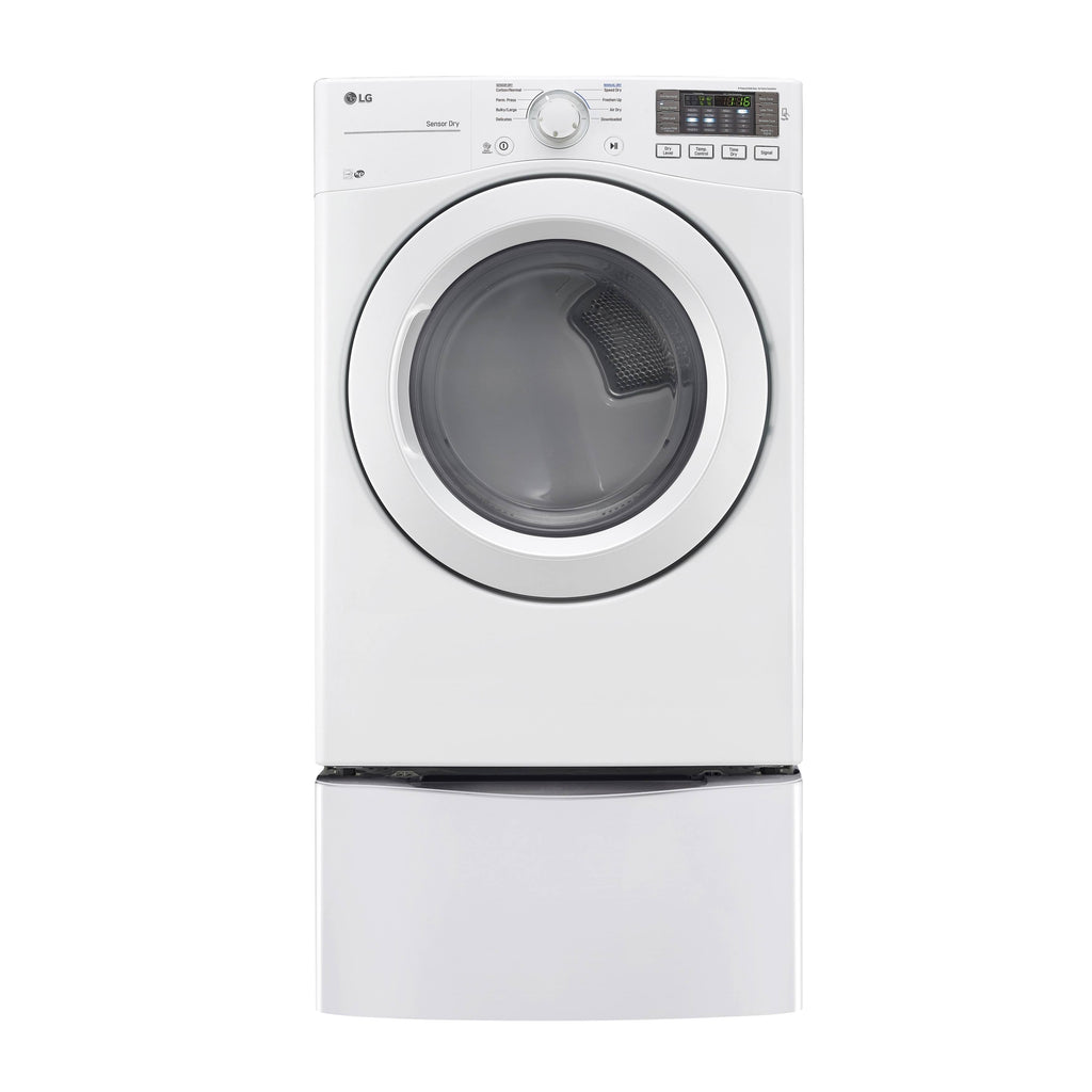White Front-Loading Gas Dryer P425