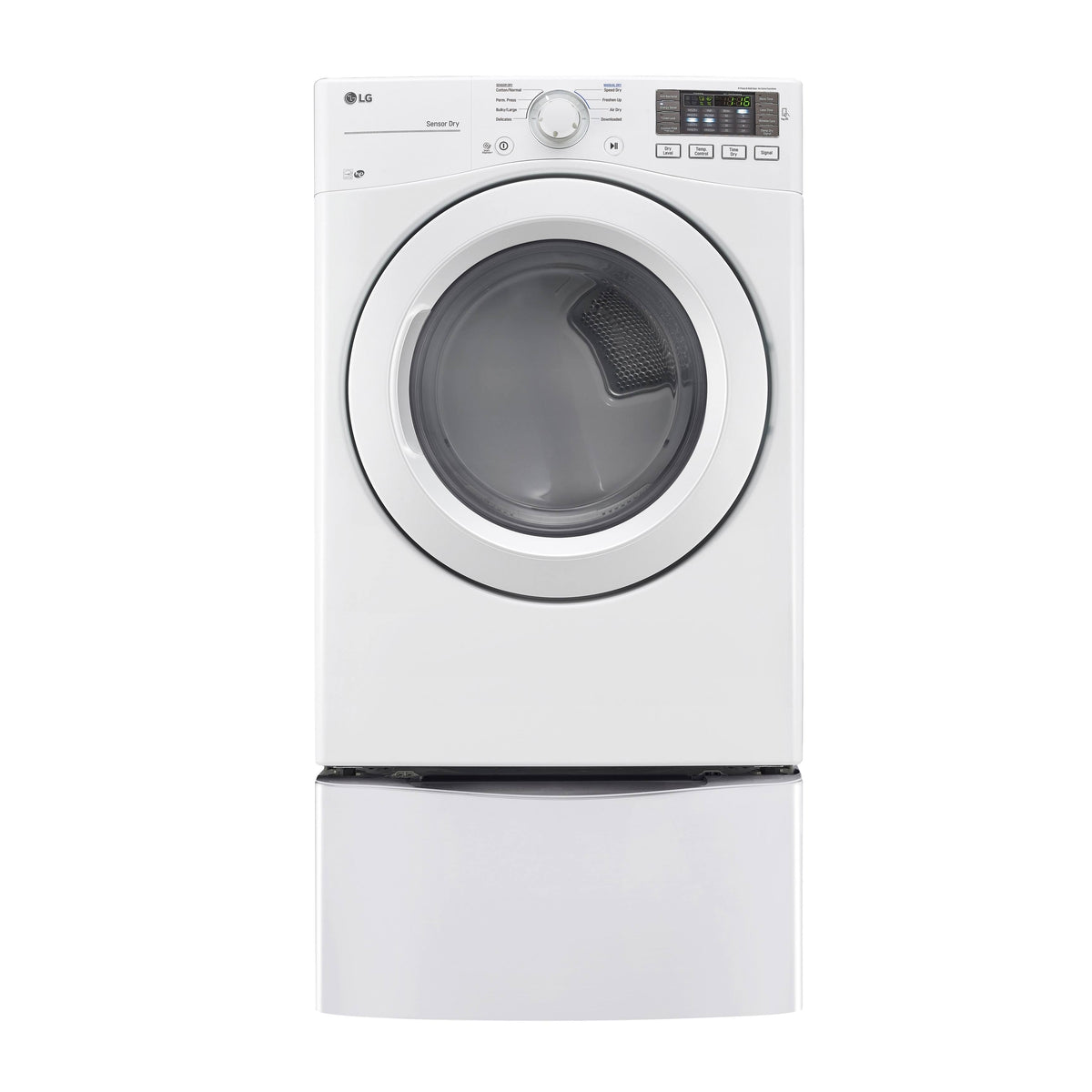 White Front-Loading Gas Dryer P425