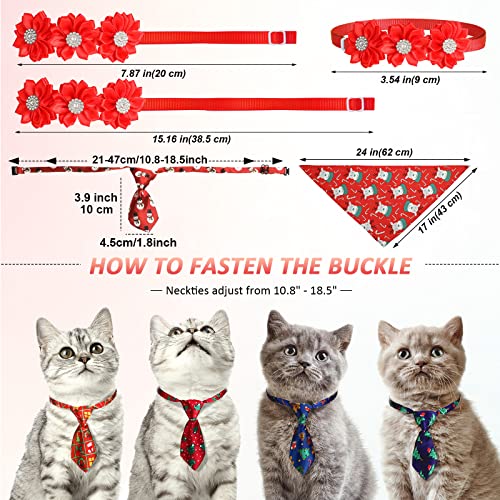 85 Pcs Christmas Dog Ties Set F51919