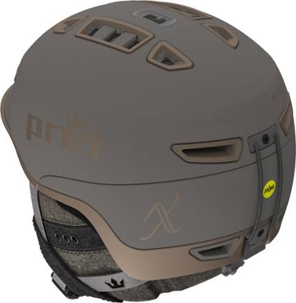 Gray Snow Helmet Y156