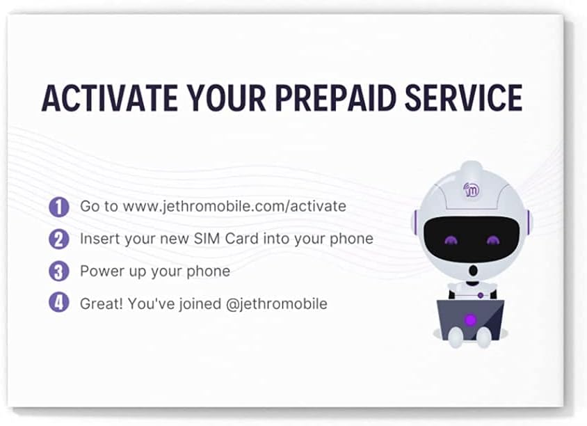 Mobile Phone Plan for 180 Days - Unlimited Talk and Text, SIM Card Kit Included I675948
