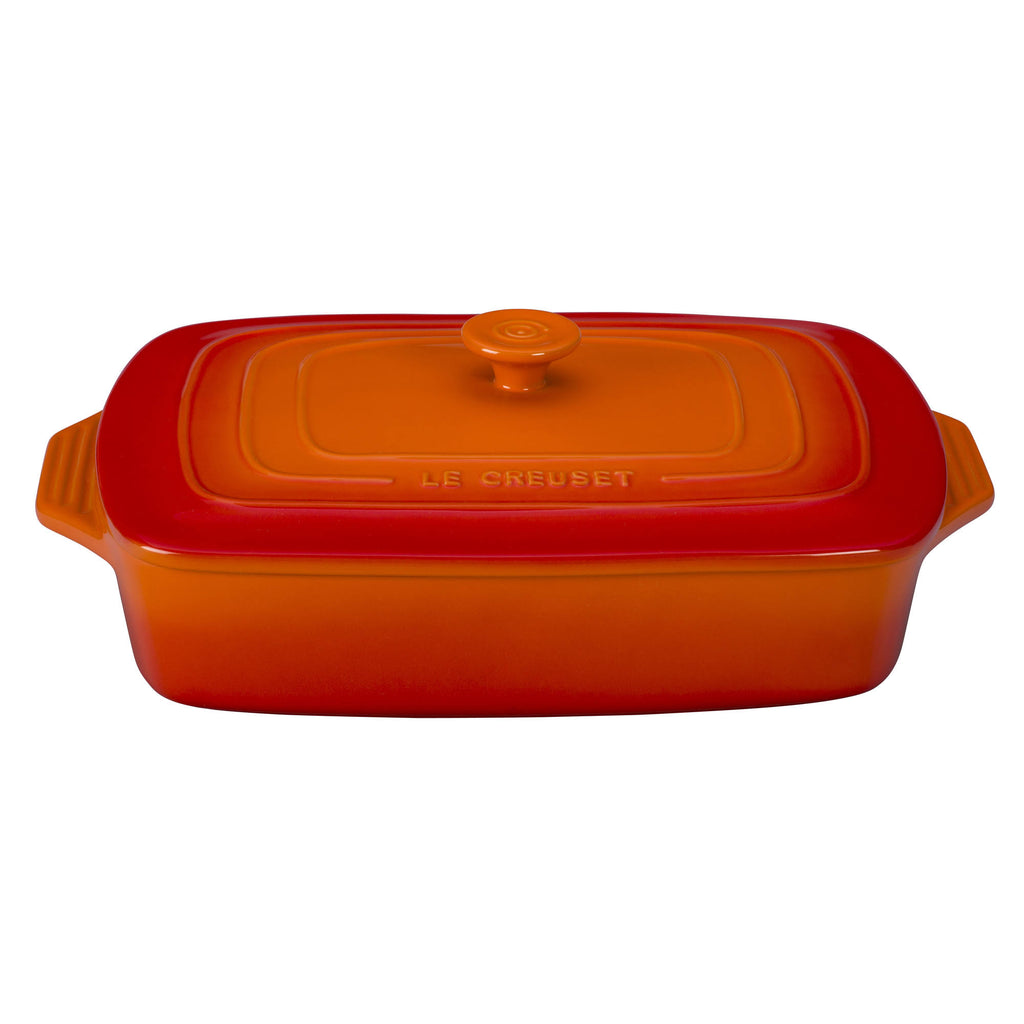 3.5 qt Covered Rectangular Casserole W3654