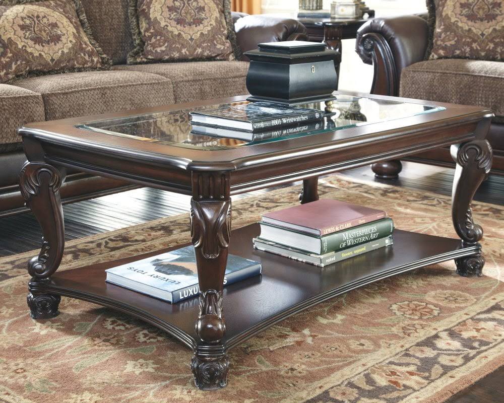 Brown Rectangular Cocktail Table O6706