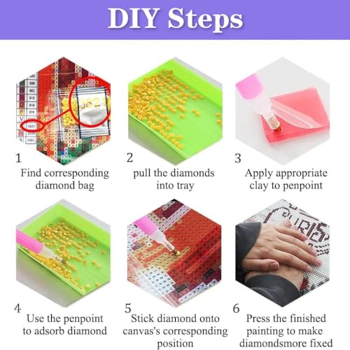 5D Diamond Painting Kit (13.78 X13.78 inch) Z80956