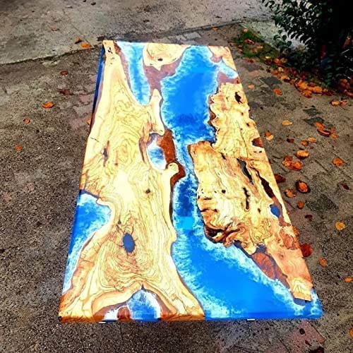 Epoxy Table Top (36x24 Inch) with 18 Inches Tall Legs X190363