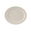 Eggshell Oval Platter Narrow Rim Case of 36 K601835