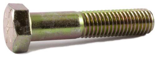 1-8 x 3 1/2 Grade 8 Hex Cap Screw Yellow Zinc Plated L272120