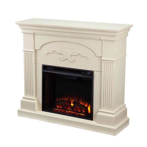 Electric Fireplace Ivory Y4275