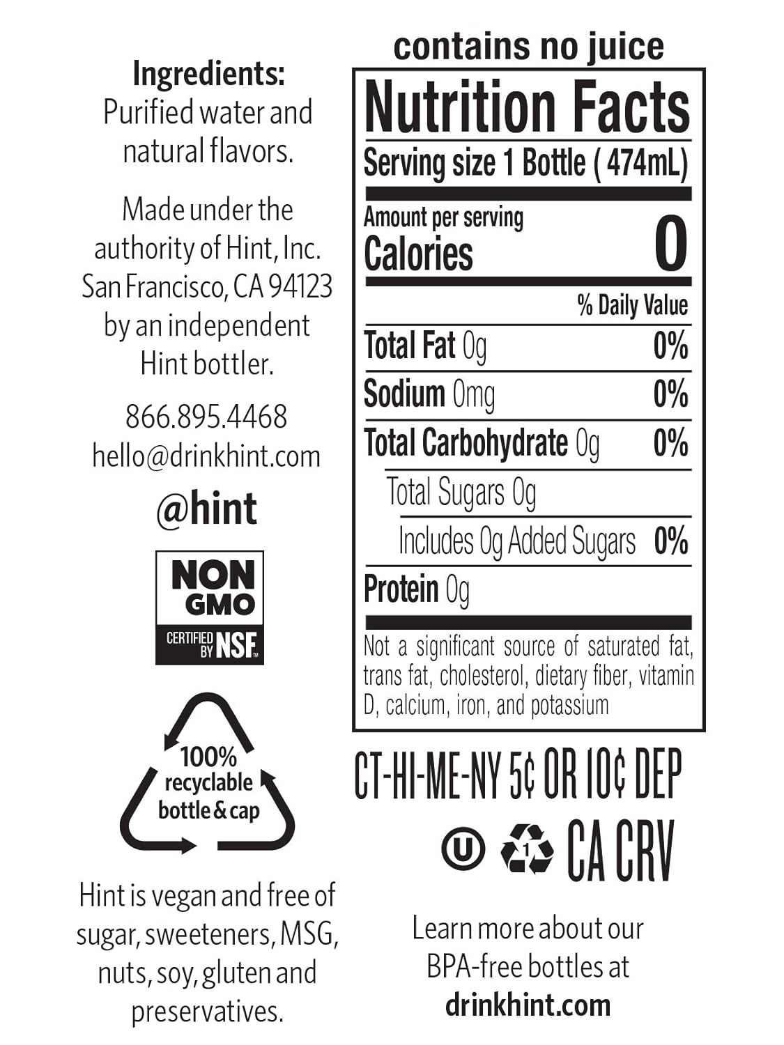 Strawberry Kiwi Unsweet Water, 16 Fluid Ounce (Pack of 12) R91433