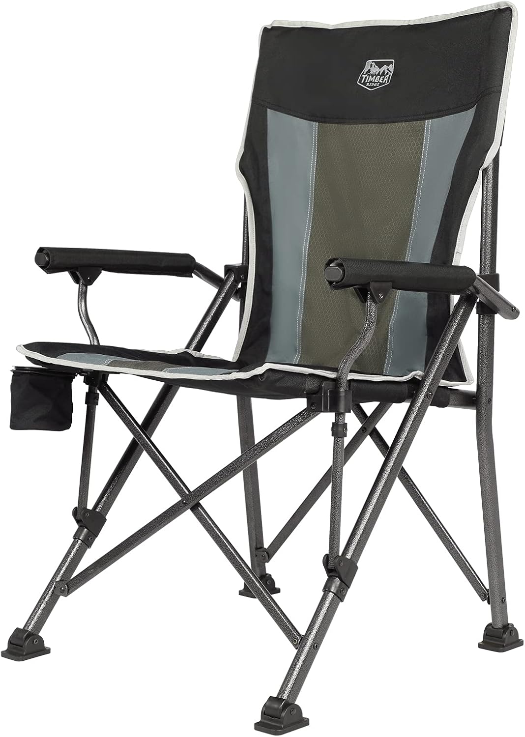 Aluminum Lightweight Folding Chairs with Hard Armrest and Cup Holder E585698