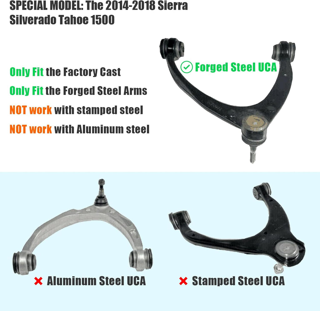 2-4 Lift Upper Control Arms for Sierra 1500 Silverado 1500 S659755