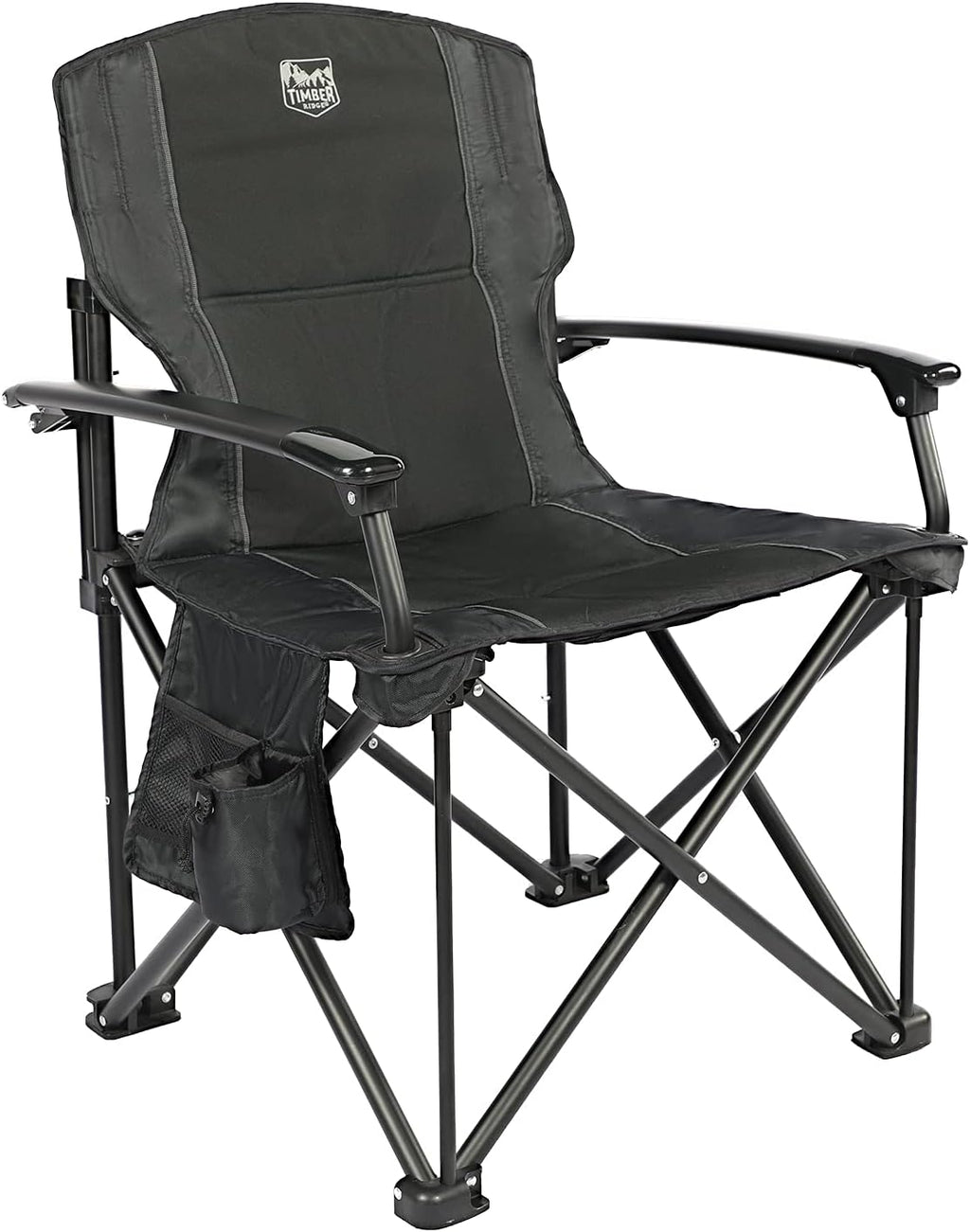 Aluminum Lightweight Folding Chairs with Hard Armrest and Cup Holder E585698