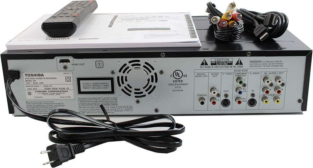 VHS to DVD Recorder VCR Combo with Remote, HDMI R163656