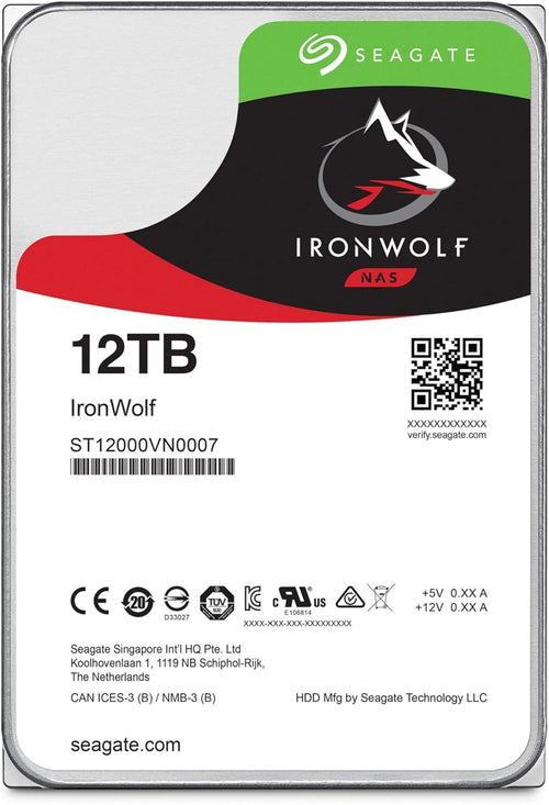 12TB 3.5 Inch SATA Internal Hard Drive Q21035