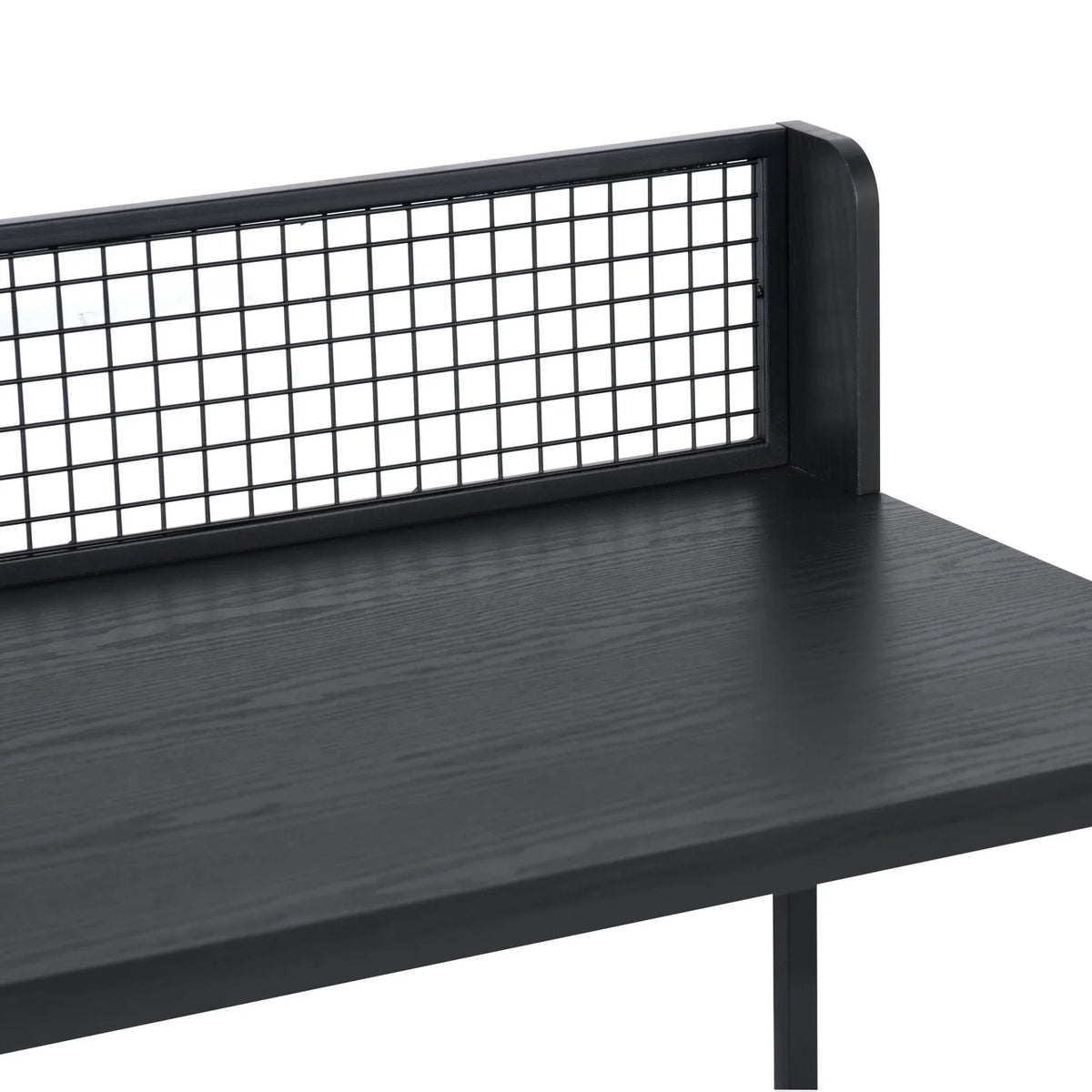 Black L Shaped Corner Desk O65100