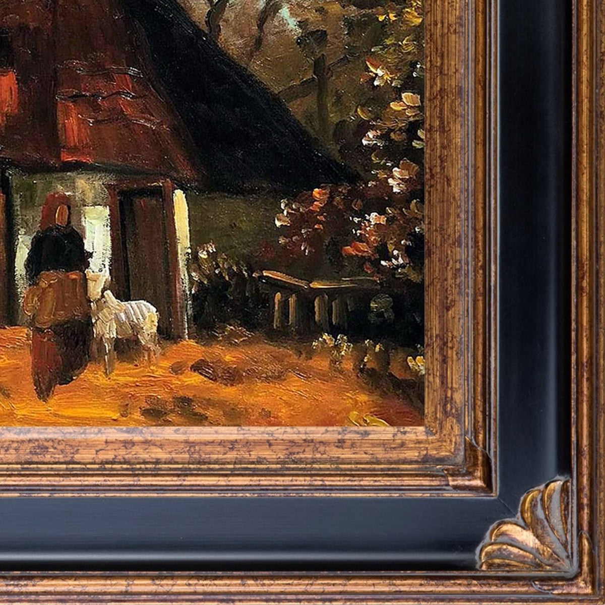 Framed Oil Painting on Canvas W735306