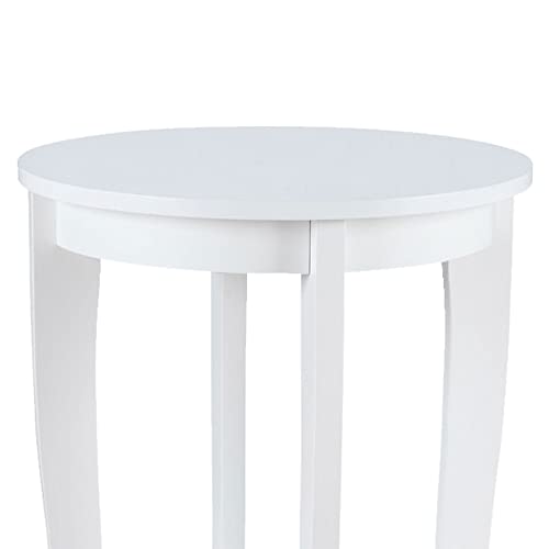 Black Round End Table N7580
