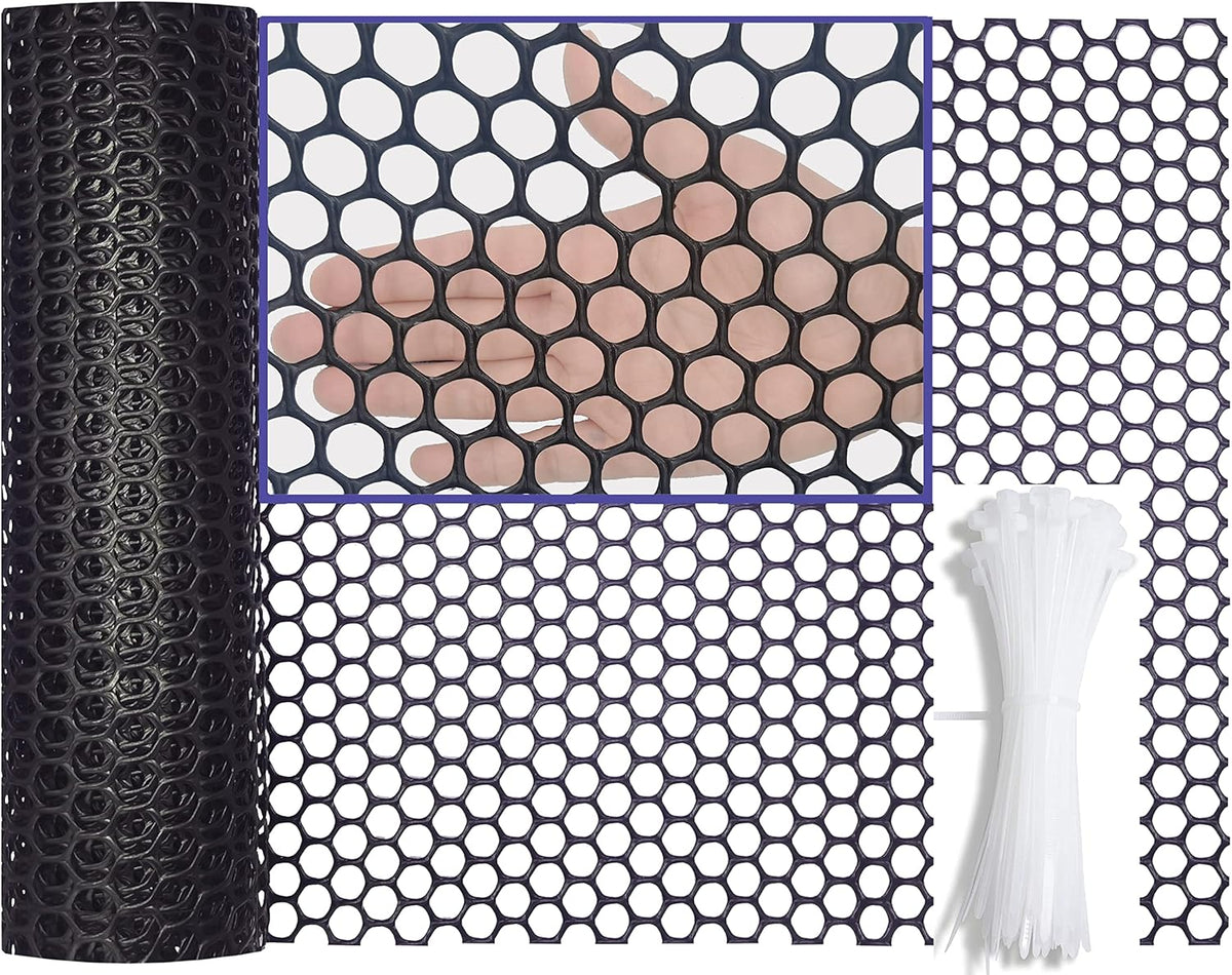 Plastic Chicken Wire Fence Mesh 16”x10FT Pack of 2 K725511