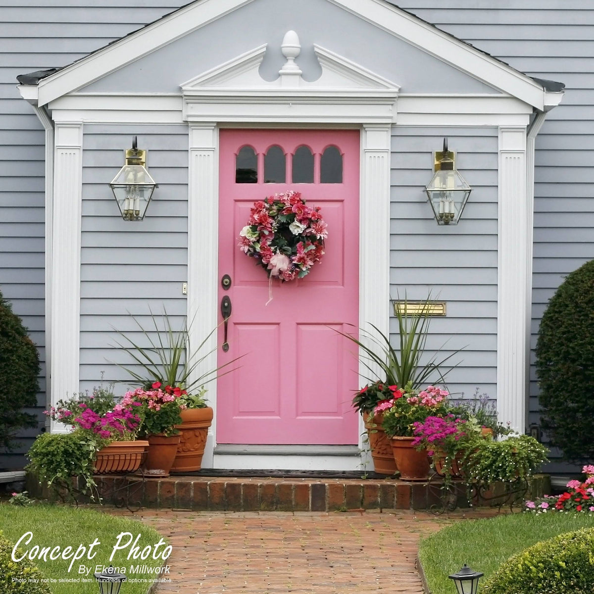 PVC Pilaster with Decorative Capital & Base (Pair) B668