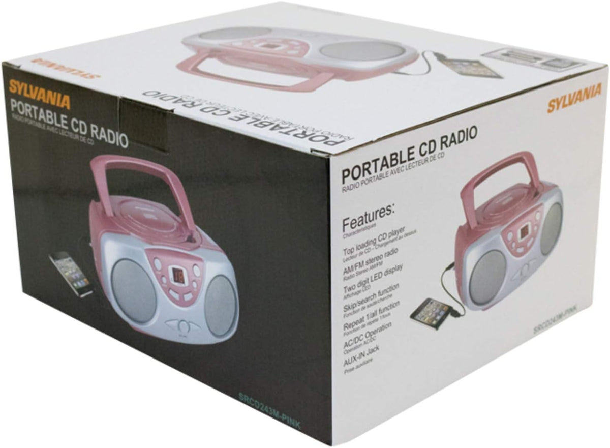 Portable CD Player with AM/FM Radio V645