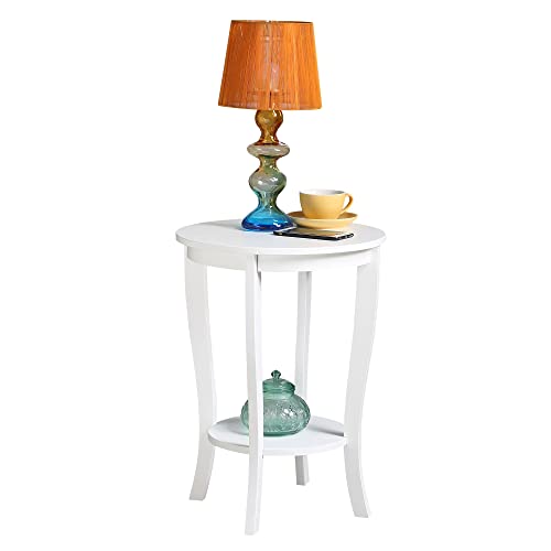 Black Round End Table N7580